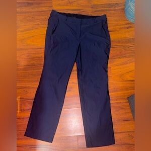 Navy stretch slacks lane Bryant with zipper pockets